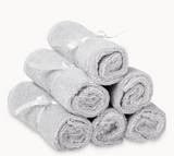 Natemia Ultra Soft Bamboo Washcloths - 6 Pack