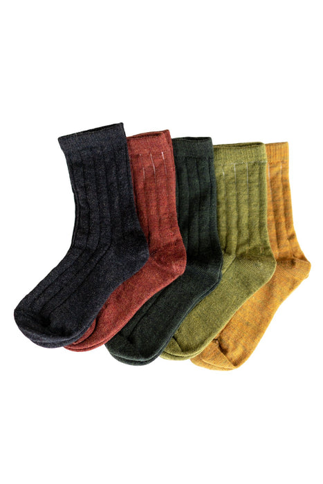 Merino Nature Socks- Rust