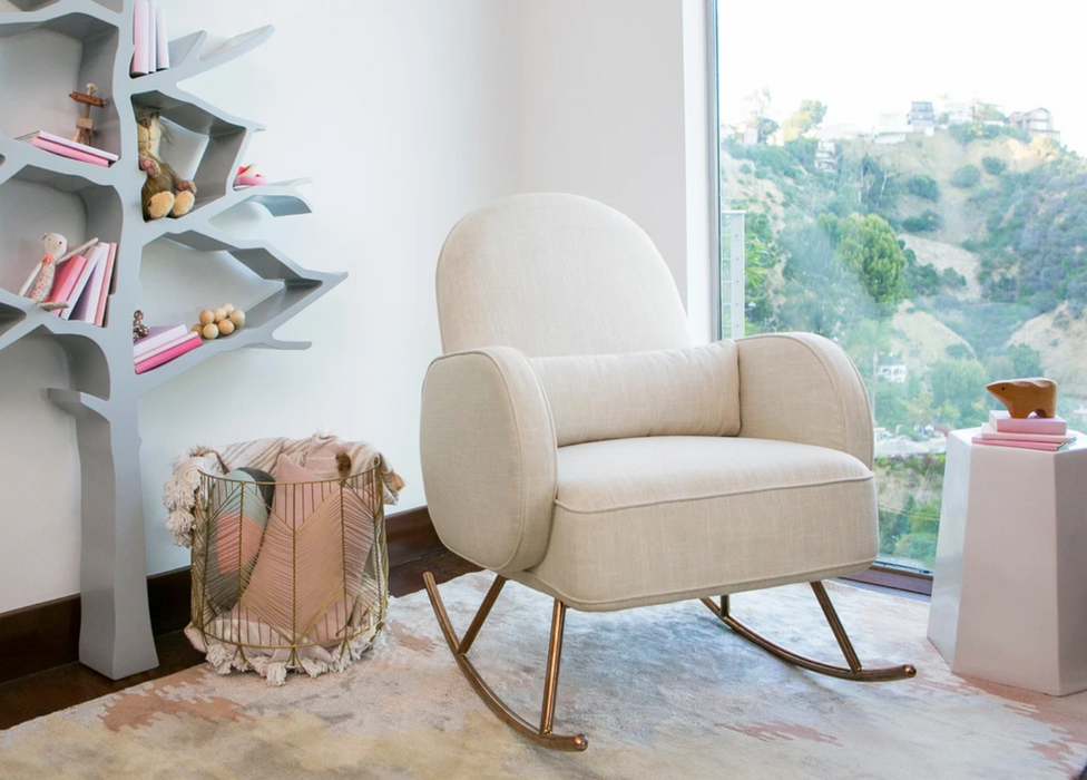 Nursery Works Compass Rocker fawn forest