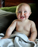 Evangeline Herringbone Baby Blanket