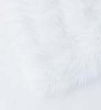 E & E Teepee: White Luxury Shag Mattress