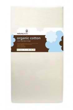 Naturepedic Organic Cotton Classic 150 Seamless 2-Stage Crib Mattress